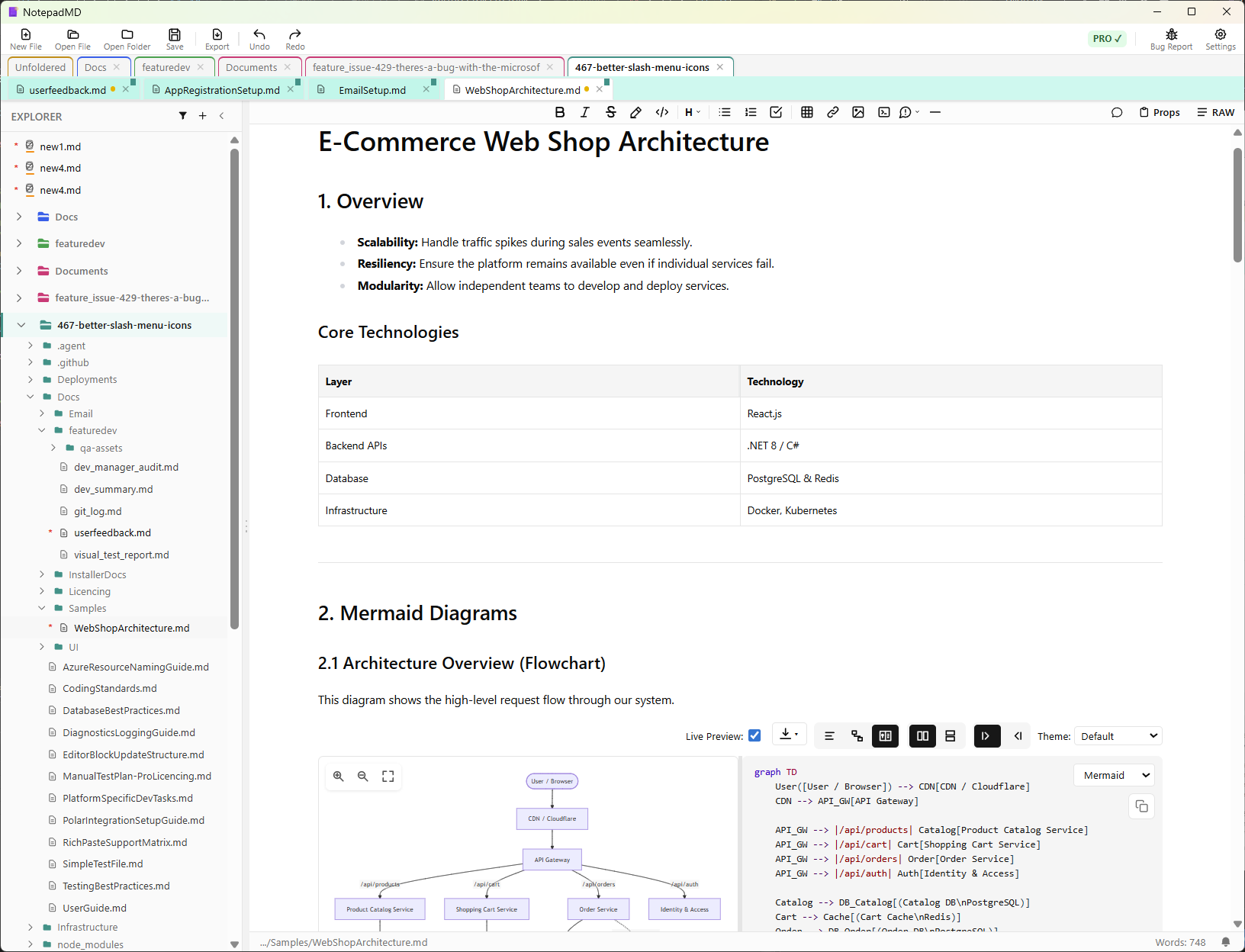 NotepadMD Light Theme